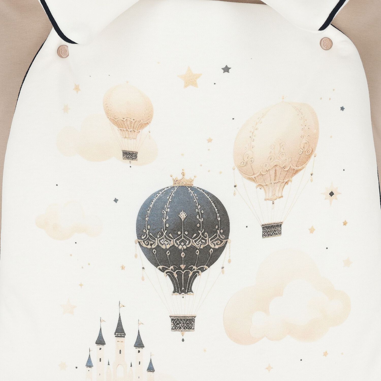 Ivory & Beige Balloon Baby Nest, 1, hi-res